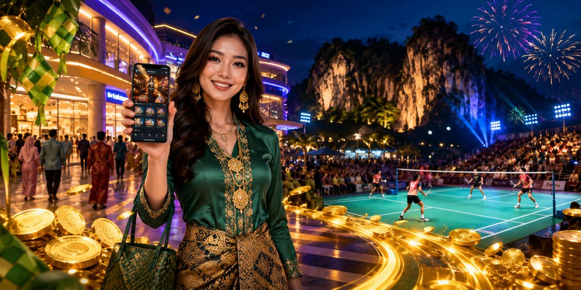 Promosi kriket sempena Hari Raya di platform 90000 untuk pengguna dari Ipoh