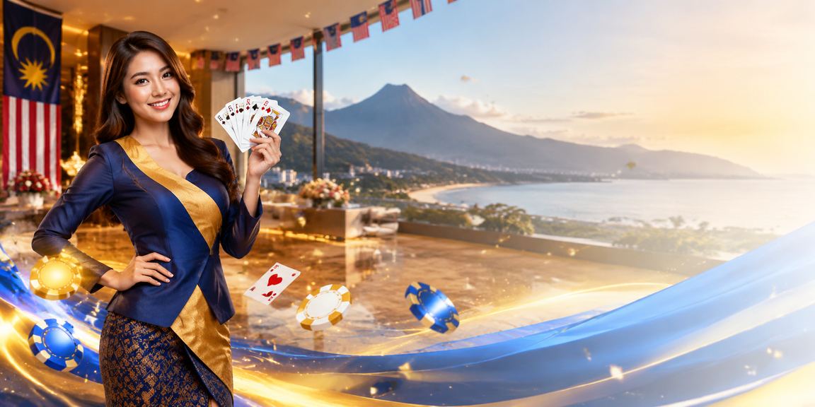 Pemain menikmati permainan Rummy dengan suasana tradisional Sabah di platform 90000